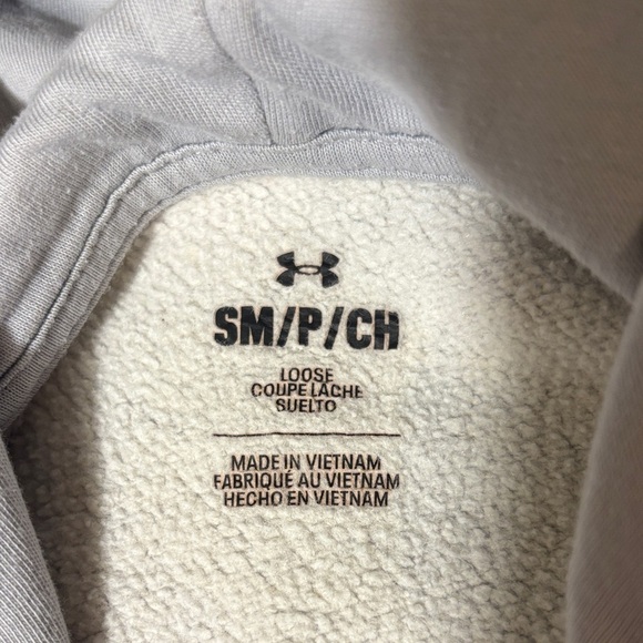 Under Armour Rival Fleece Graphic Hoodie Grey - Picture 4 of 10
